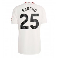 Dres Manchester United Jadon Sancho #25 Rezervni 2023-24 Kratak Rukav